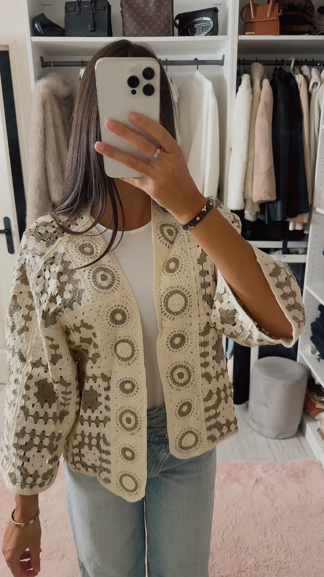 Veste Crochet Bohème