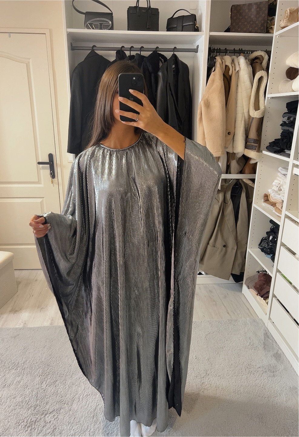 Abaya Royal Plissée
