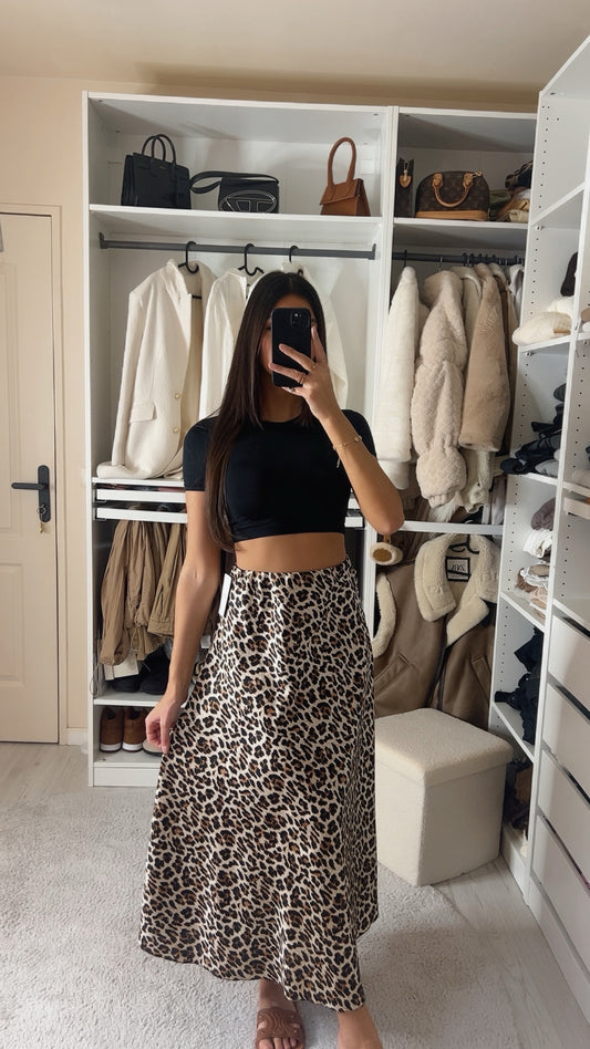 Jupe Leopard