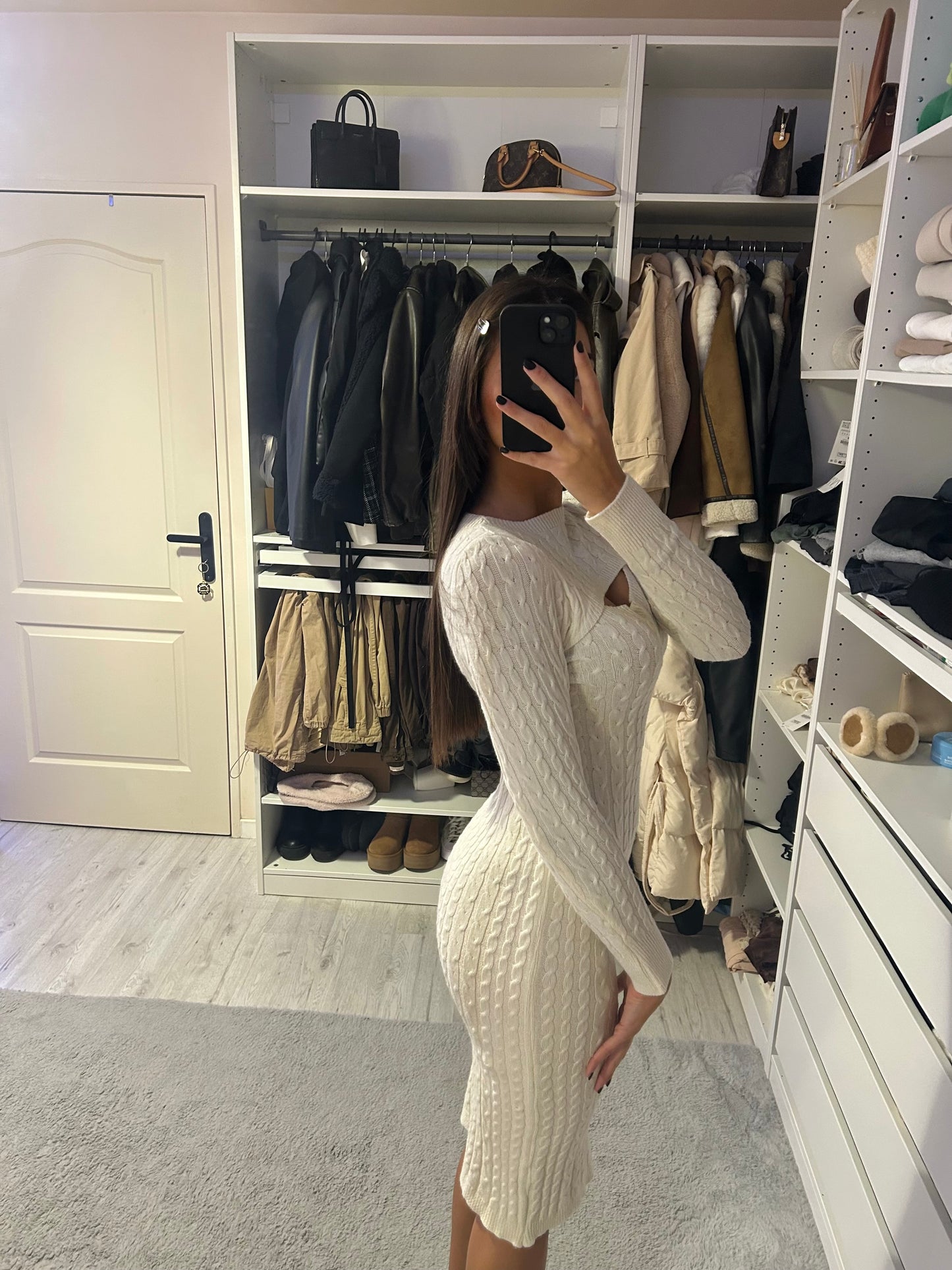 Robe torsadée