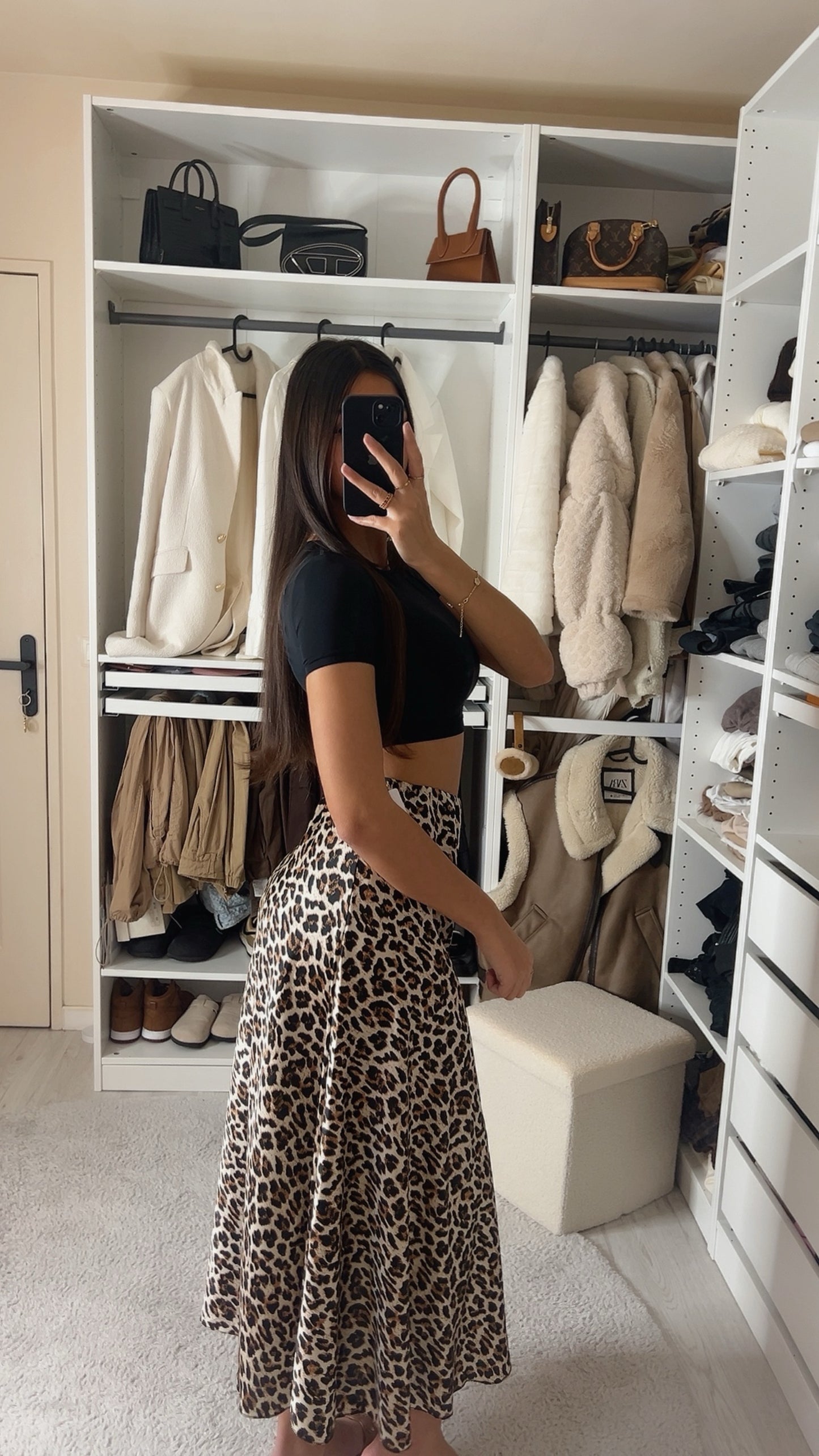 Jupe Leopard
