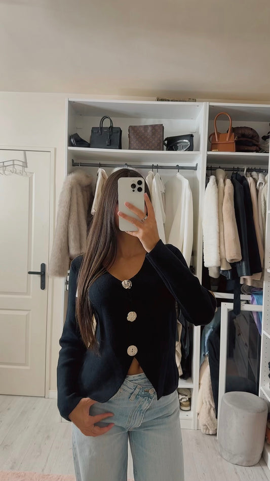 Pull perlée
