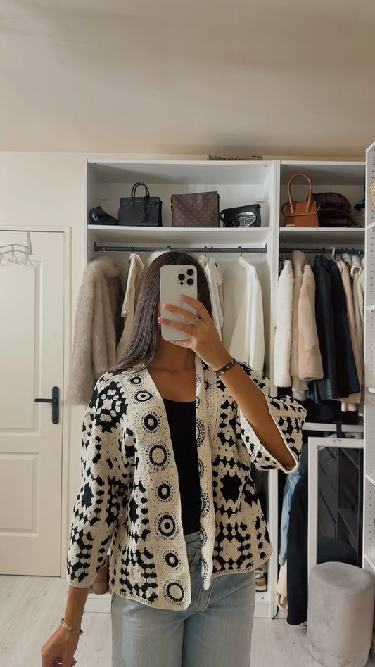 Veste Crochet Bohème