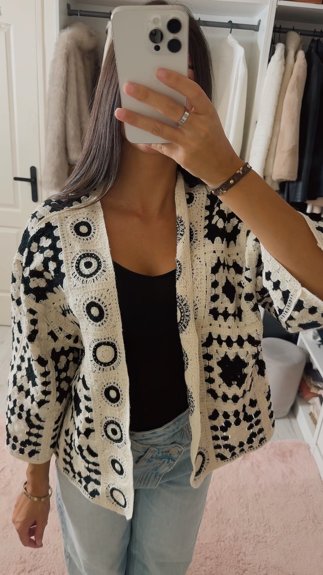 Veste Crochet Bohème