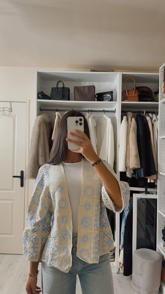 Veste Crochet Bohème