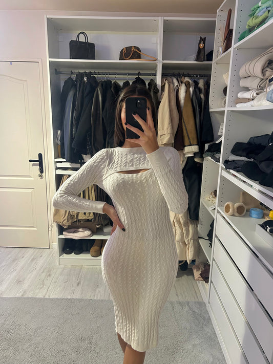 Robe torsadée
